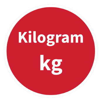 Kilogram SI Symbol Circle Graphic