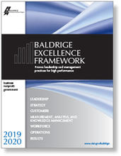 2019-2020 Baldrige Excellence Framework Business/Nonprofit cover artwork