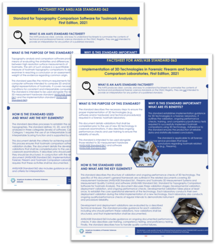 Image of AAFS Factsheets for ASB 062 and ASB 063