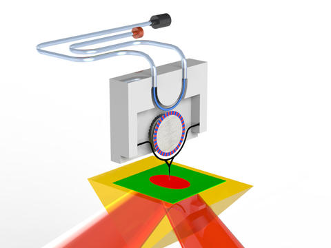 Optomechanical probe PTIR setup