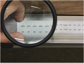 Precision metal ruler