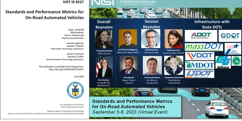 NIST发布自动化车辆研讨会报告（NIST IR 8527）