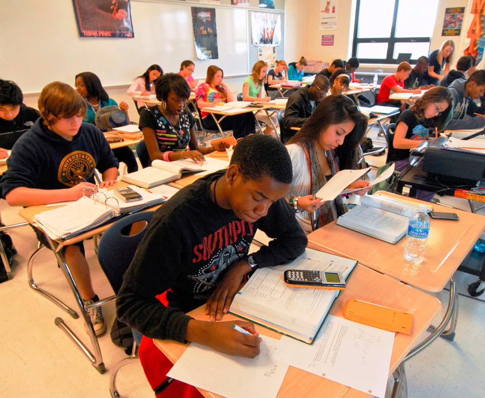 Montgomery County Public Schools photo of students in classroom.