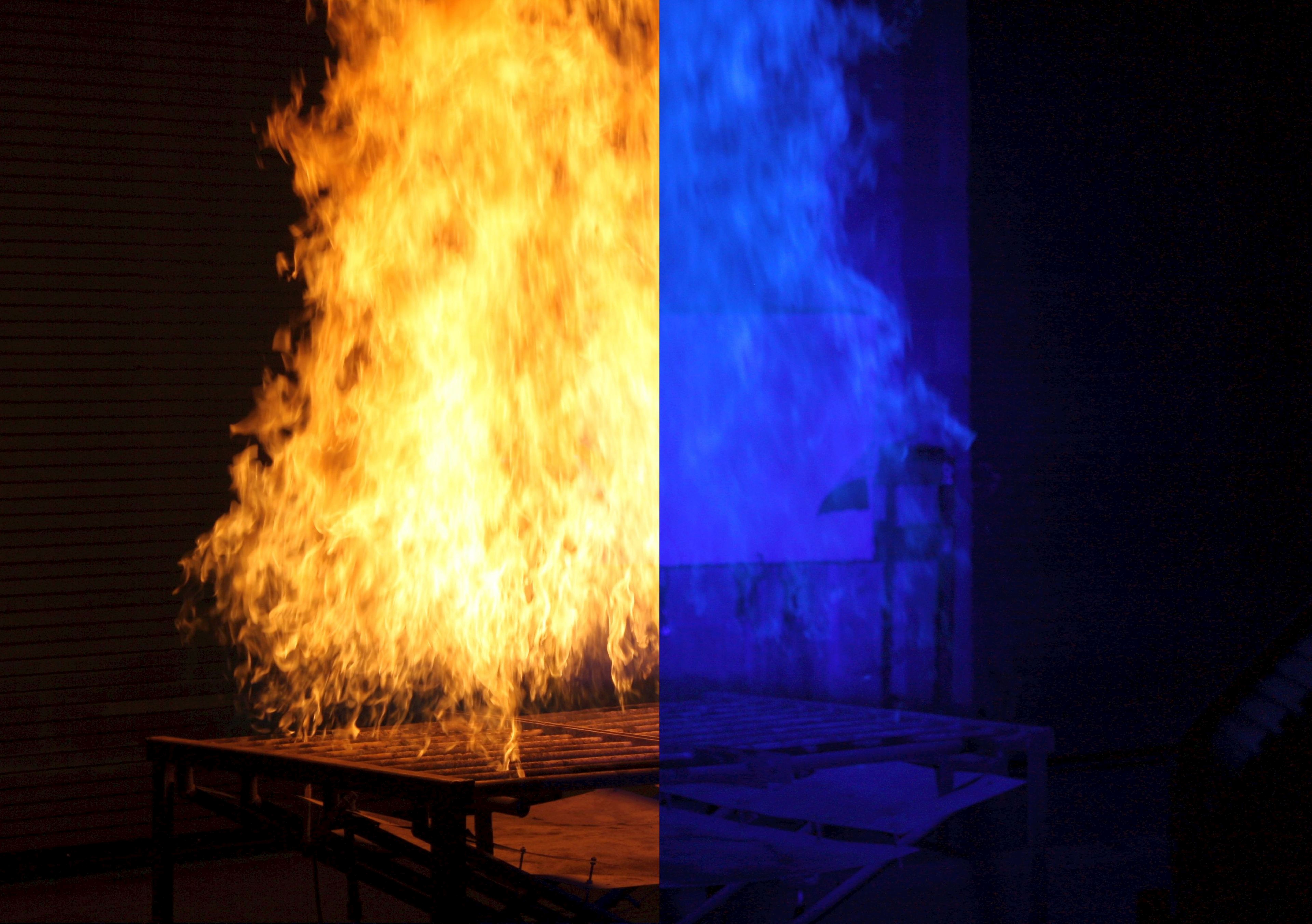 NIST Unblinded Me Science: New Application of Blue Light Sees Through Fire |