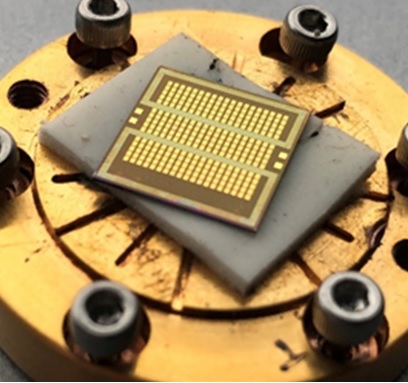 Fig. 1. Die Containing 285 Superparamagnetic Tunnel Junctions.