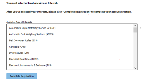 Image of sample of areas of interest in OWM Contacts System