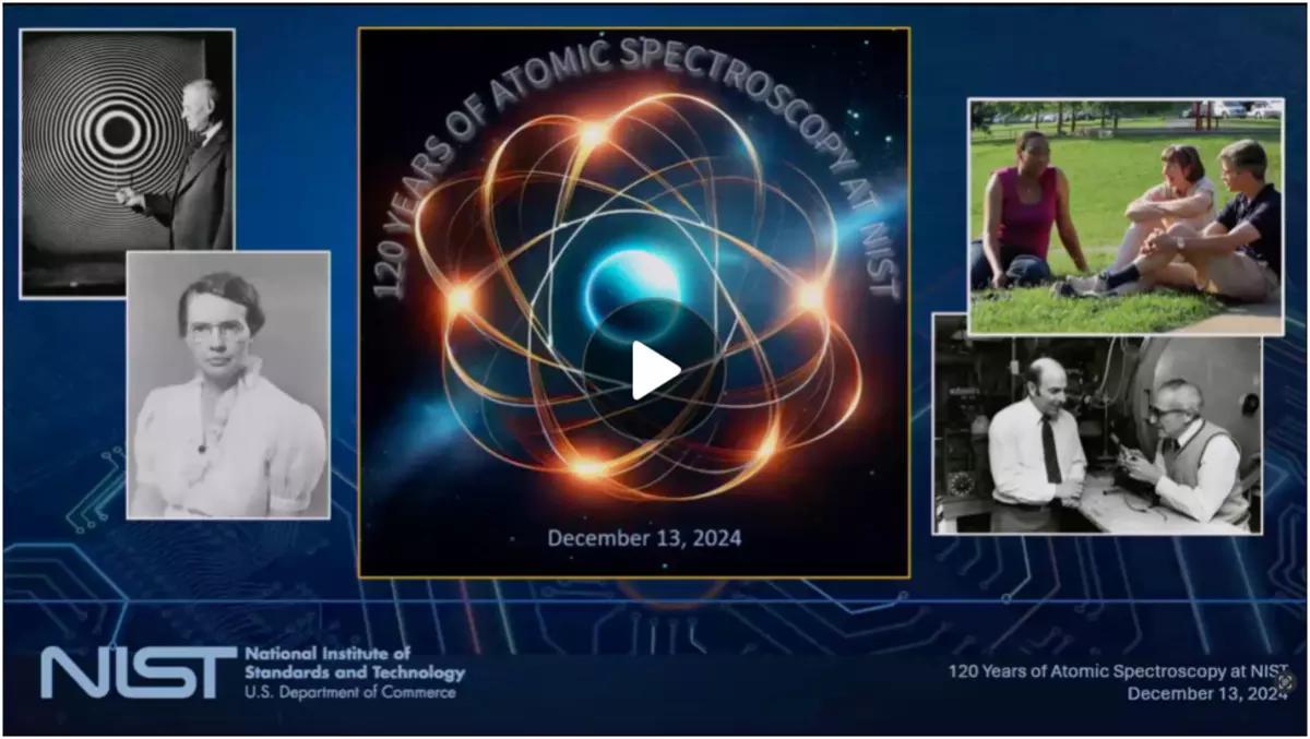 Colloquium - 120 Years of Atomic Spectroscopy at NIST video screenshot