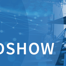 This is a banner indicating the PSCR Roadshow from NIST. It includes a photo of PSCR's mobile laboratory, which is a van with an antenna attached.