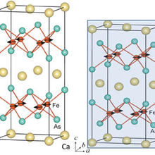 Superconducting iron-based crystals