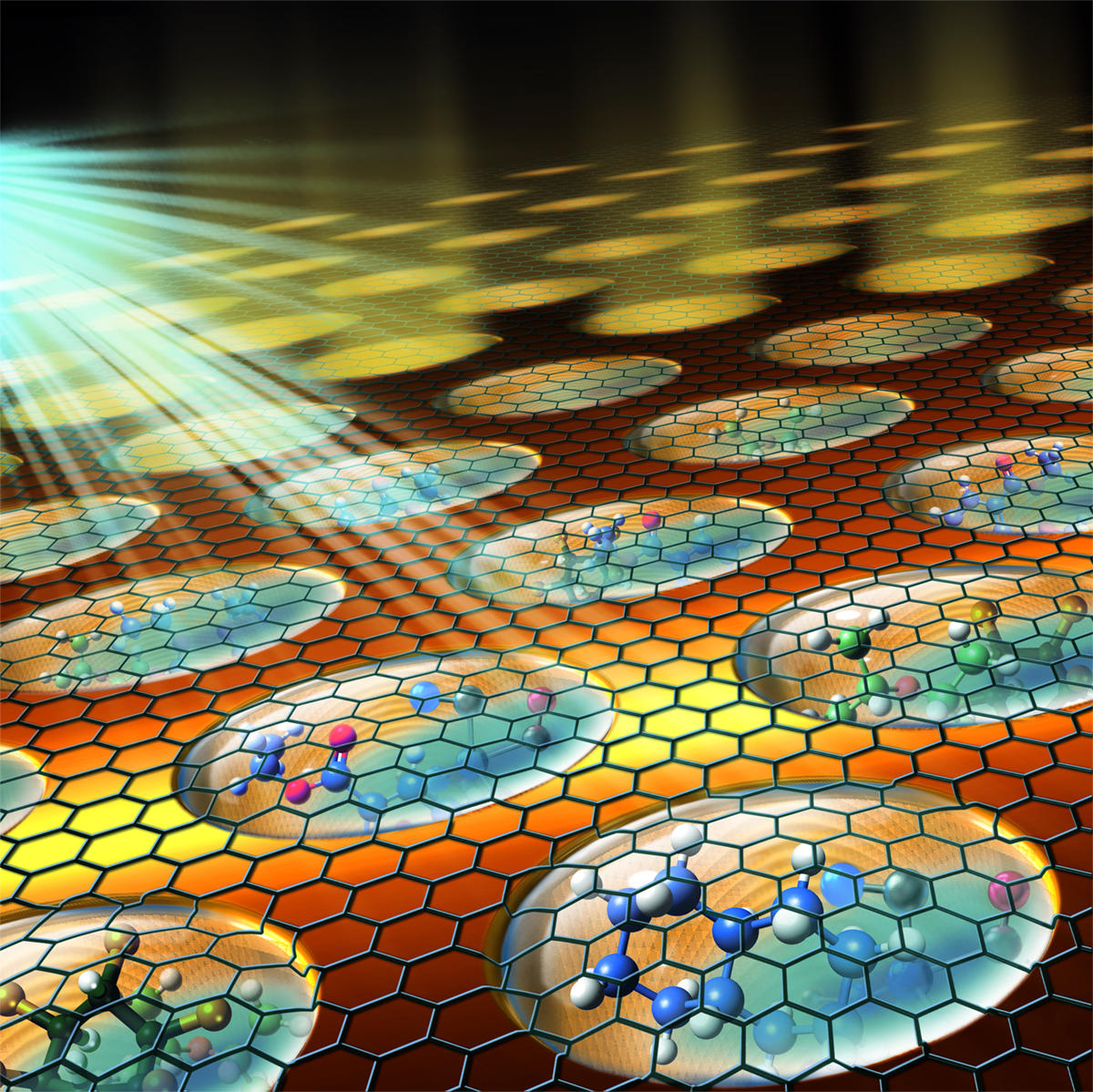 Graphene sheet - Stock Image - F003/4286 - Science Photo Library