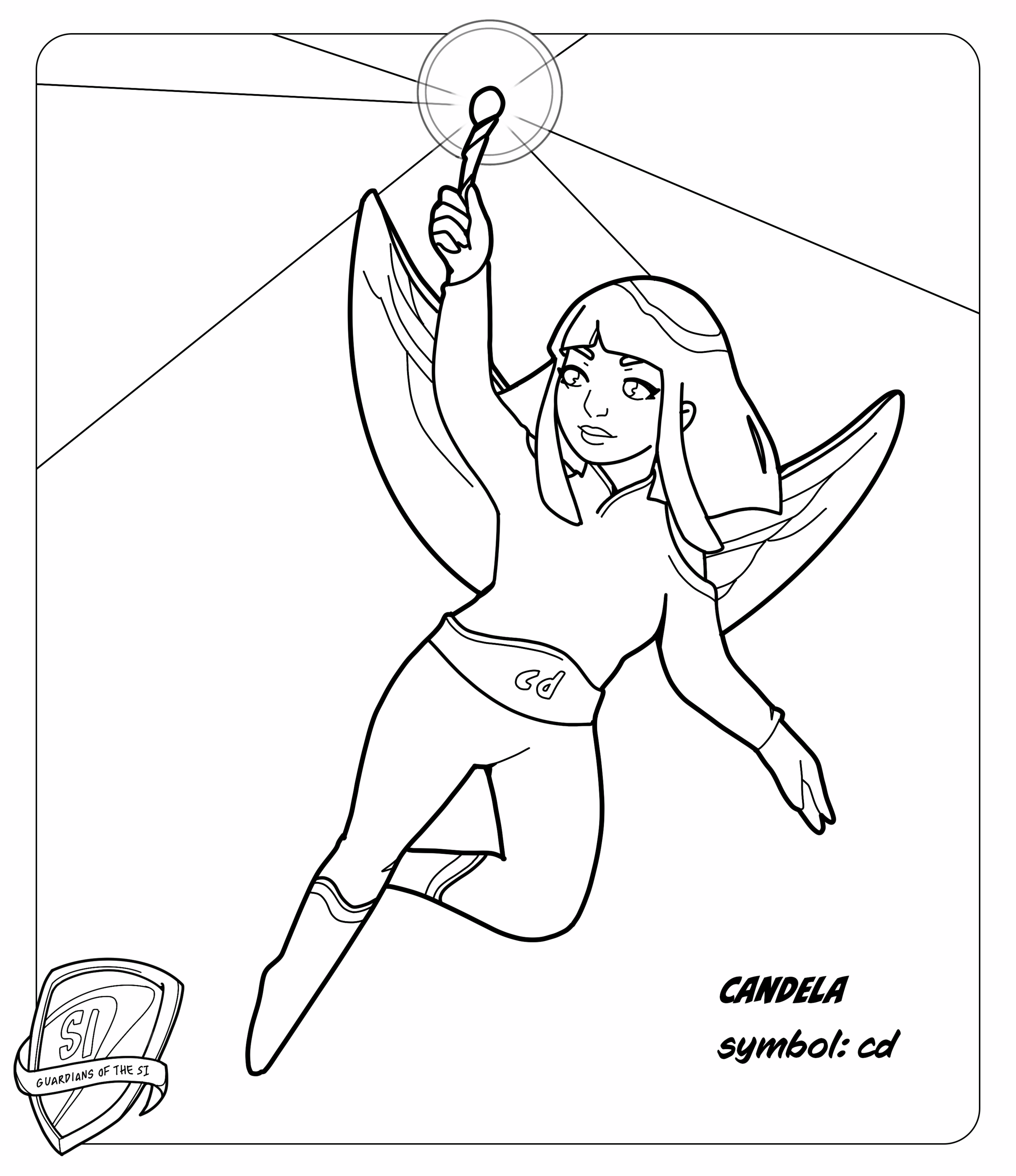 little girl superhero coloring pages