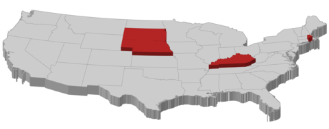 U.S. map shows highlighted states: S.D., Neb., Ken., R.I.