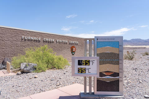 Furnace Creek Visitor Center in Death Valley National Park 