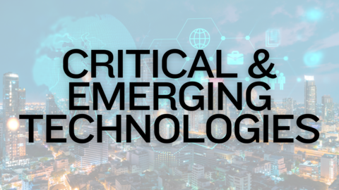 Link to ITL Relevance to Critical & Emerging Technologies