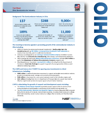 snippet of ohio fact sheet page 1