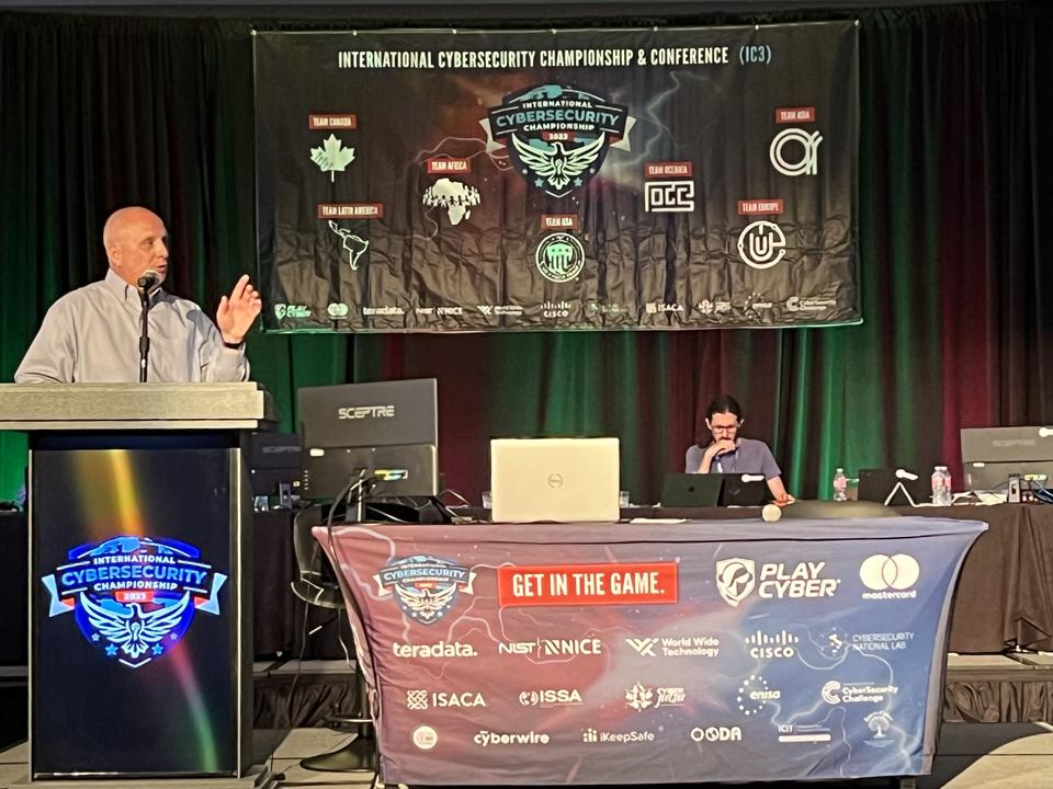 Rodney Petersen at 2023 INTERNATIONAL CYBERSECURITY CHAMPIONSHIP & CONFERENCE