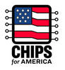 CHIPS identifier with USA flag image