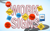 Obey work signs showing road signs with organizational values, focus on improvement ignore celebration, process failures or people, problem solving using RCA, process improvement, customer complaints, opportunities for innovation, robust strategic planning process, and real-time feedback.