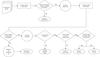 A flow diagram reflecting the process for evaluating examination results