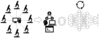 Data flowing from a microscopy database to data management and into a machine learning model