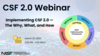 CSF 2.0 Webinar Image